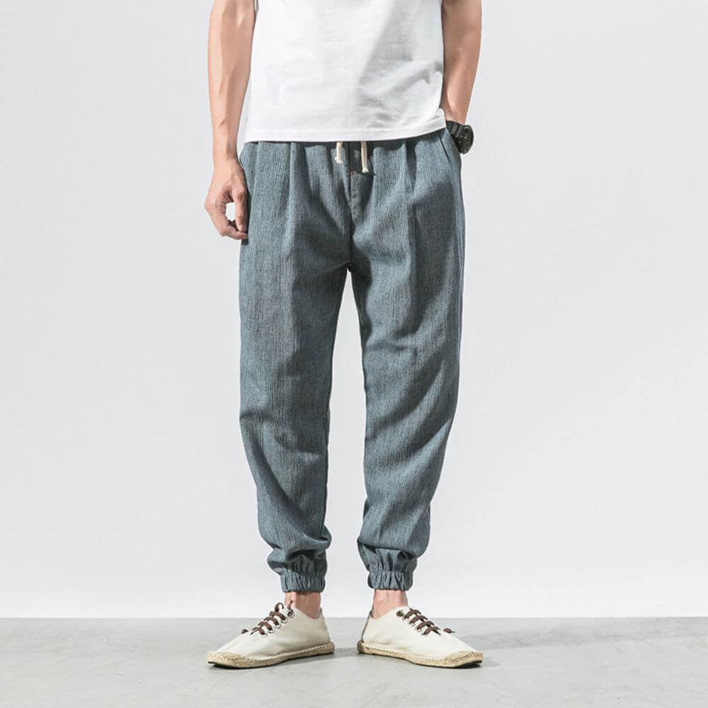 Yoko - Japanese Comfort Pants - Navy Blue