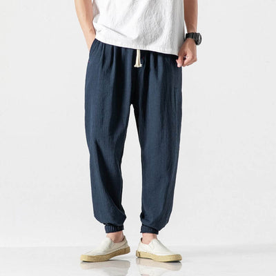 Yoko - Japanese Comfort Pants - Navy Blue