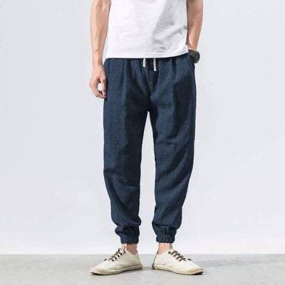 Yoko - Japanese Comfort Pants - Navy Blue