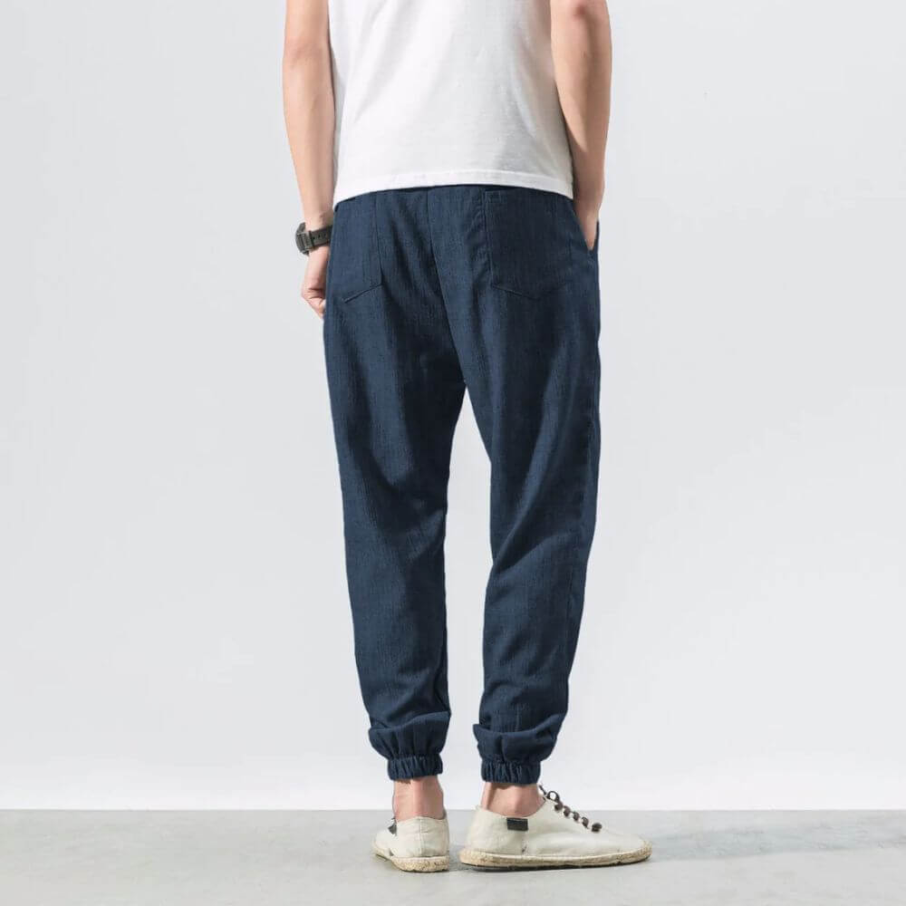 Yoko - Japanese Comfort Pants - Navy Blue