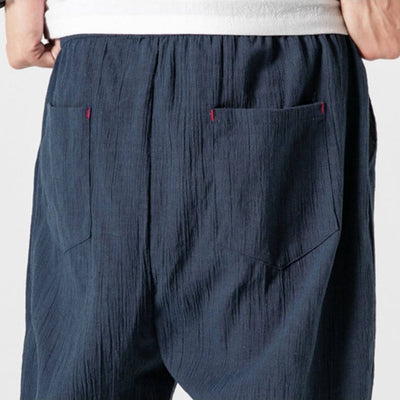 Yoko - Japanese Comfort Pants - Navy Blue