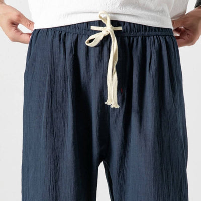 Yoko - Japanese Comfort Pants - Navy Blue