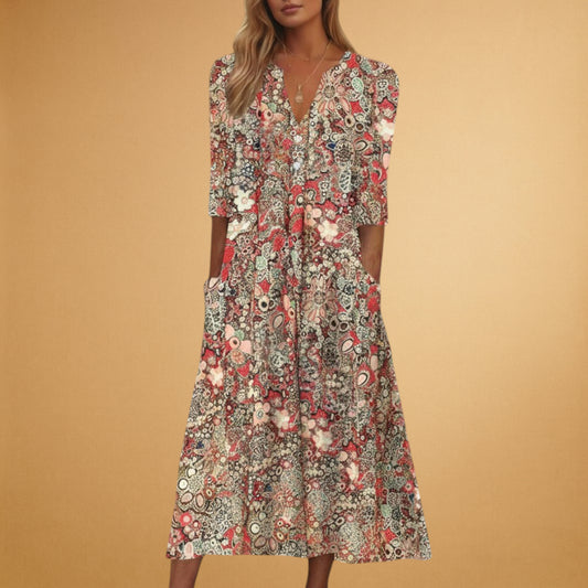 Women’s Floral Summer Dress | Midi